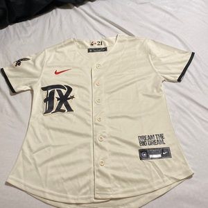 texas rangers women’s jersey
